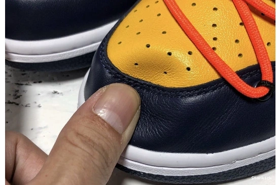 CT0856-700 Nike Michigan Dunk O-W Low 0203